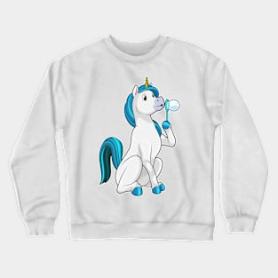 Unicorn with Soap bubbles Crewneck Sweatshirt